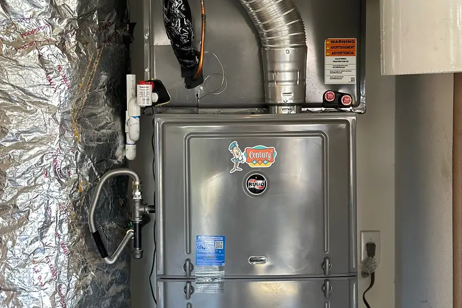 Completed AC repair in Las Vegas by Century Air on HVAC system